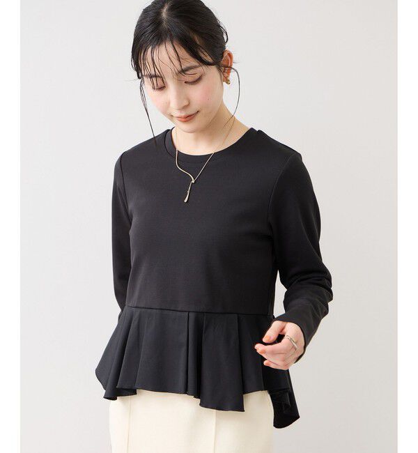 VIS「イレギュラーヘムペプラムカットソープルオーバー」|Tシャツ・カットソー|