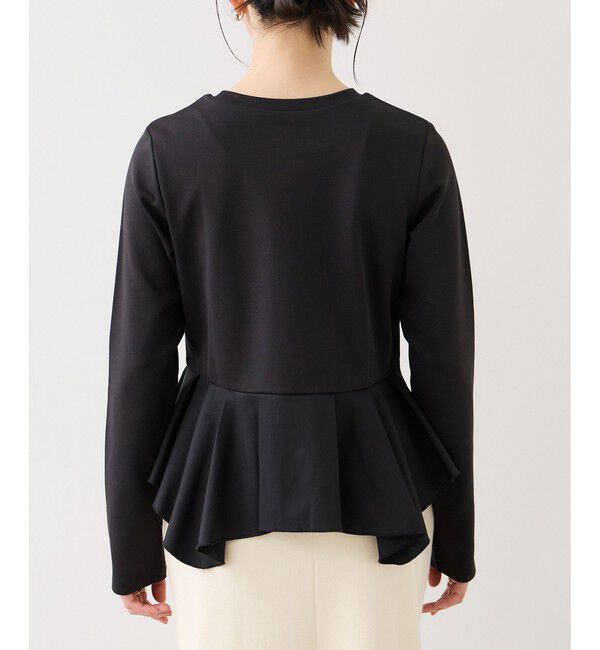VIS「イレギュラーヘムペプラムカットソープルオーバー」|Tシャツ・カットソー|