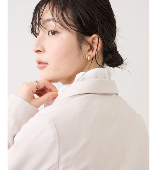 VIS「フリルネックブラウス」|シャツ・ブラウス|