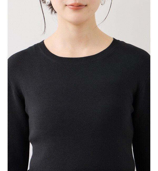 VIS「裾フリルティアードドッキングニット」|ニット・セーター|