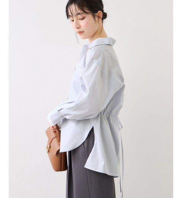 VIS「ウエストリボンシャツ/イージーケア・WEB限定カラー」|シャツ・ブラウス|