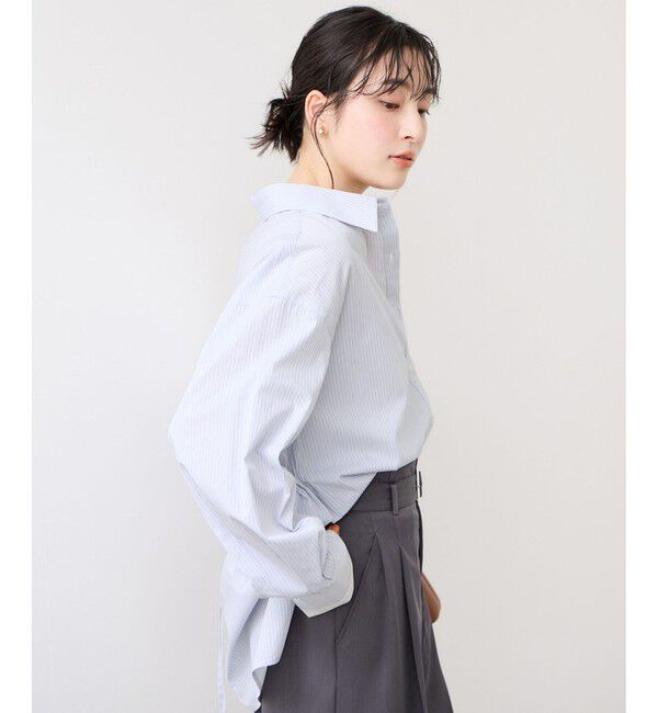 VIS「ウエストリボンシャツ/イージーケア・WEB限定カラー」|シャツ・ブラウス|