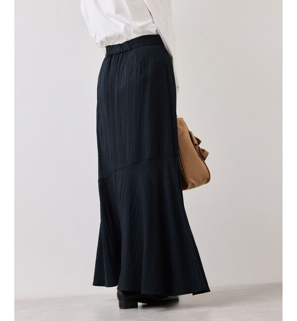 VIS「サテンツイルマーメイドスカート」|スカート|