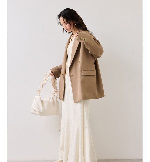 VIS「サテンツイルマーメイドスカート」|スカート|