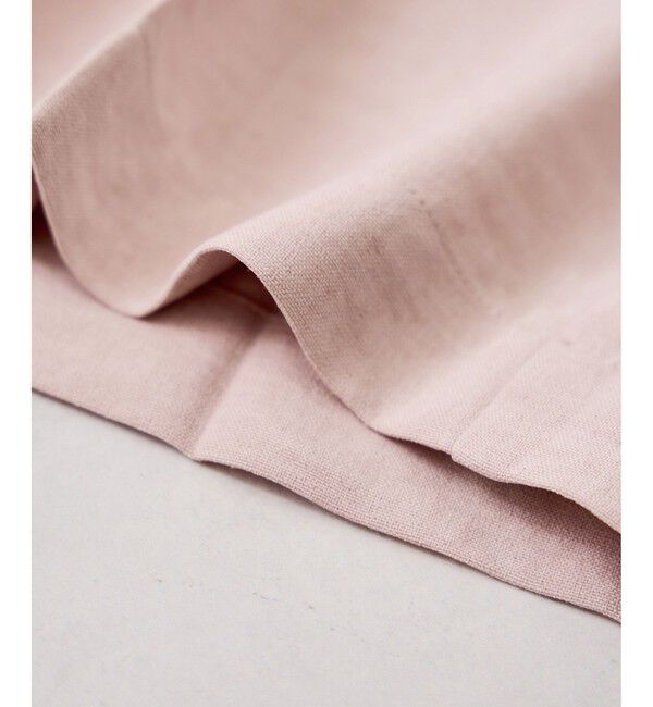 VIS「【WEB限定】美easyリネンライクベルテッドストレートパンツ/イージーケア・接触冷感」|チノ|