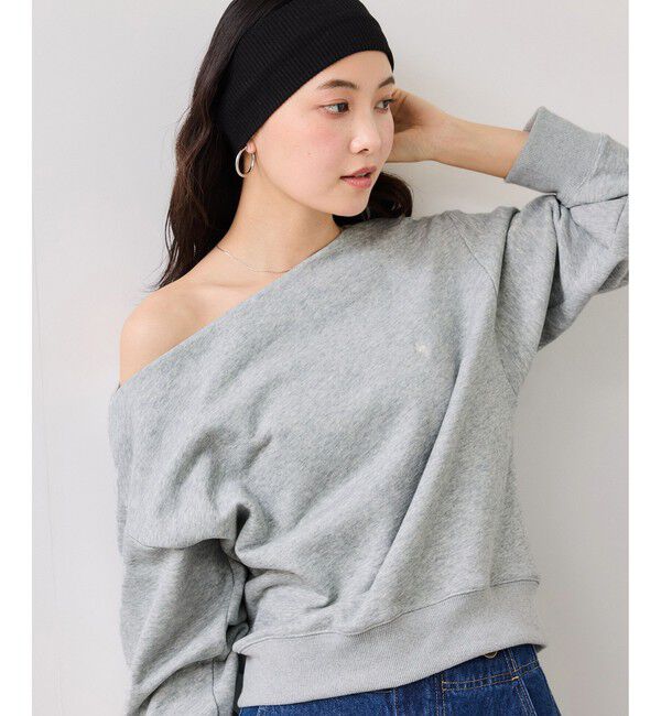 VIS「【POLO BCS】VIS別注オフショルスウェットトップス」|スウェット・ジャージ|