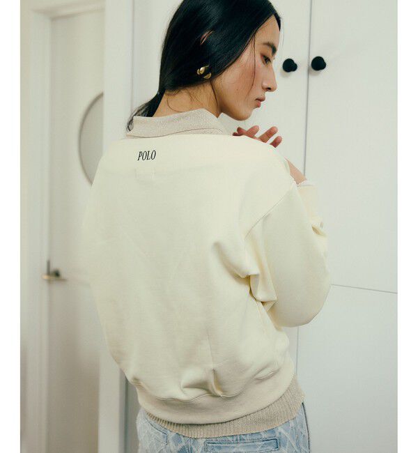 VIS「【POLO BCS】VIS別注オフショルスウェットトップス」|スウェット・ジャージ|キナリ(16)