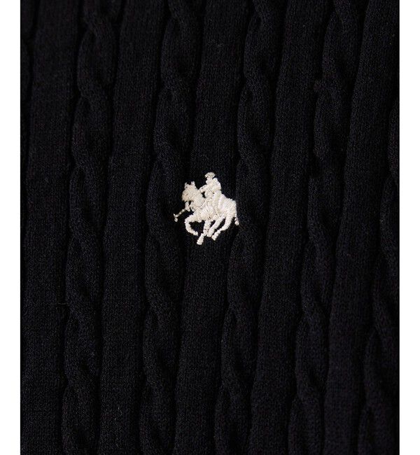 VIS「【POLO BCS】VIS別注ミニケーブルノーカラーカーディガン」|カーディガン|