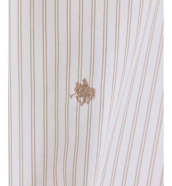 VIS「【POLO BCS】VIS別注ベルト付きウエストタックシャツブラウス」|シャツ・ブラウス|