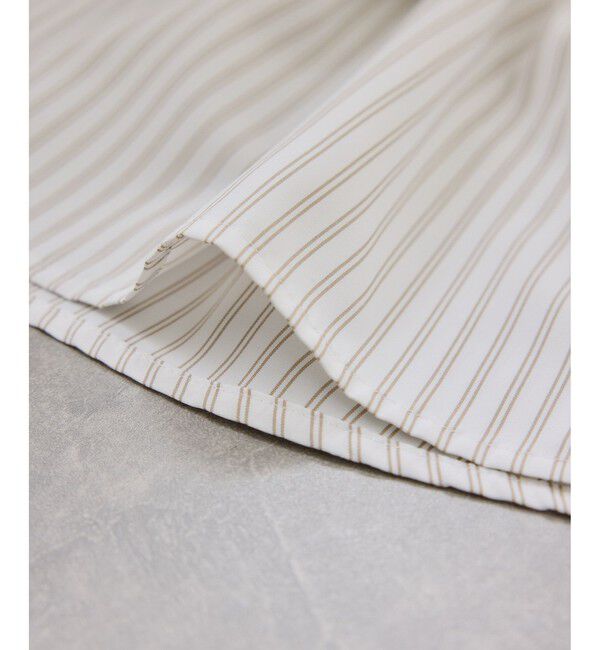 VIS「【POLO BCS】VIS別注ベルト付きウエストタックシャツブラウス」|シャツ・ブラウス|