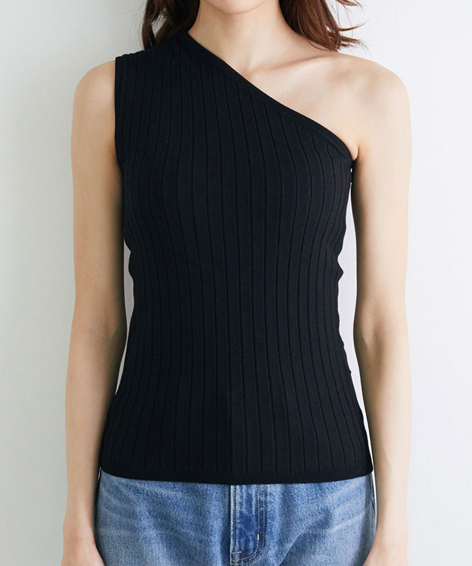 Rope&rsquo;Picnic「ワンショルカップ付インナー」|タンクトップ|