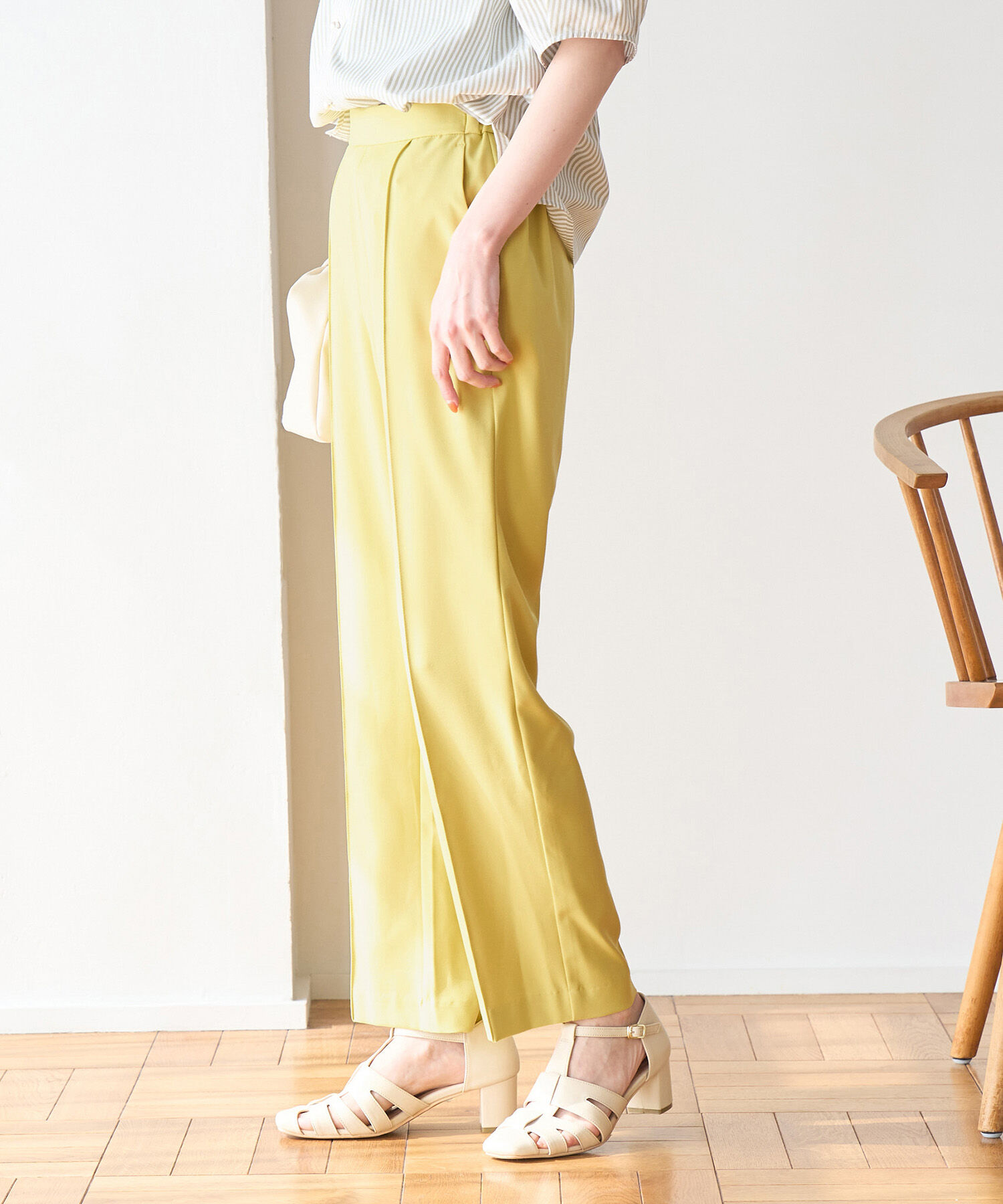 Rope&rsquo;Picnic「ラク美/スティックパンツ」|スラックス|