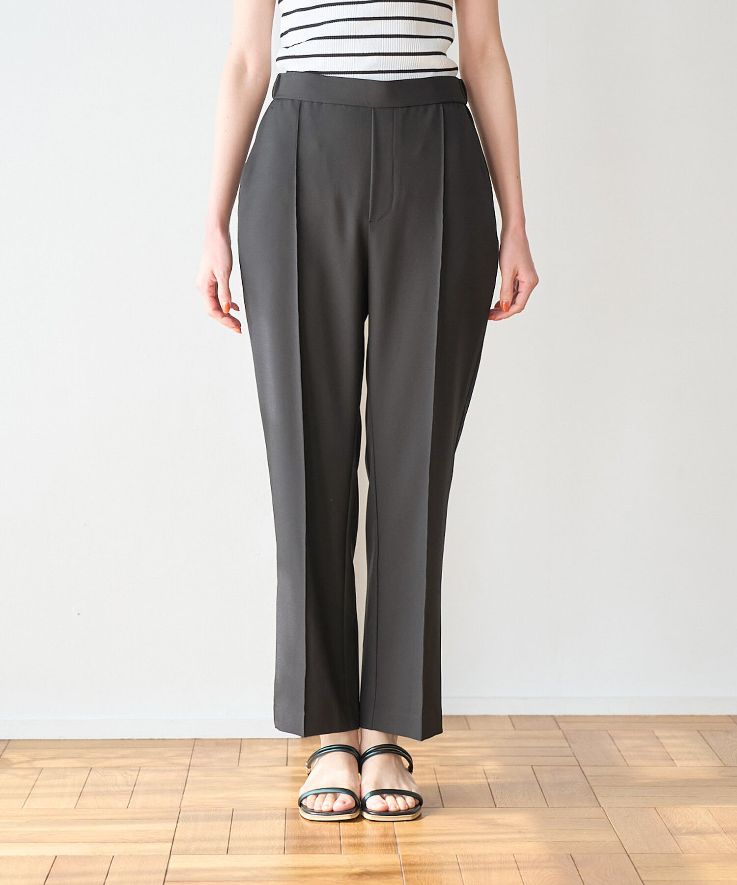 Rope&rsquo;Picnic「ラク美/スティックパンツ」|スラックス|