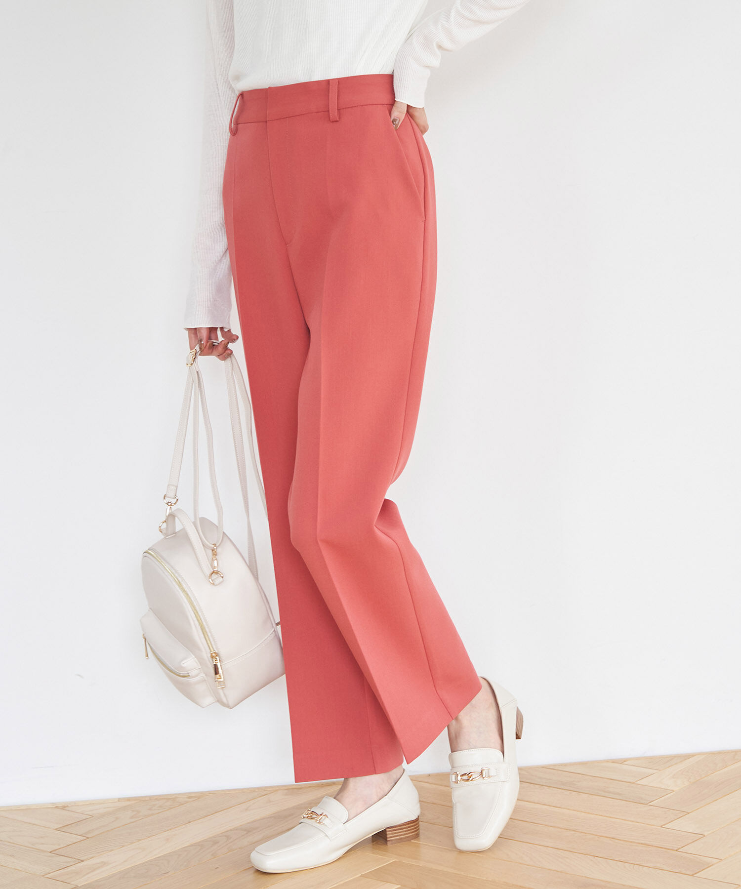 Rope&rsquo;Picnic「スティックカラーパンツ」|スラックス|