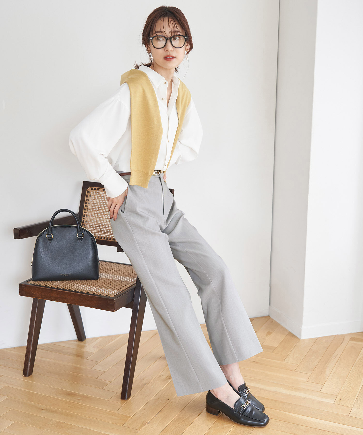 Rope&rsquo;Picnic「スティックカラーパンツ」|スラックス|