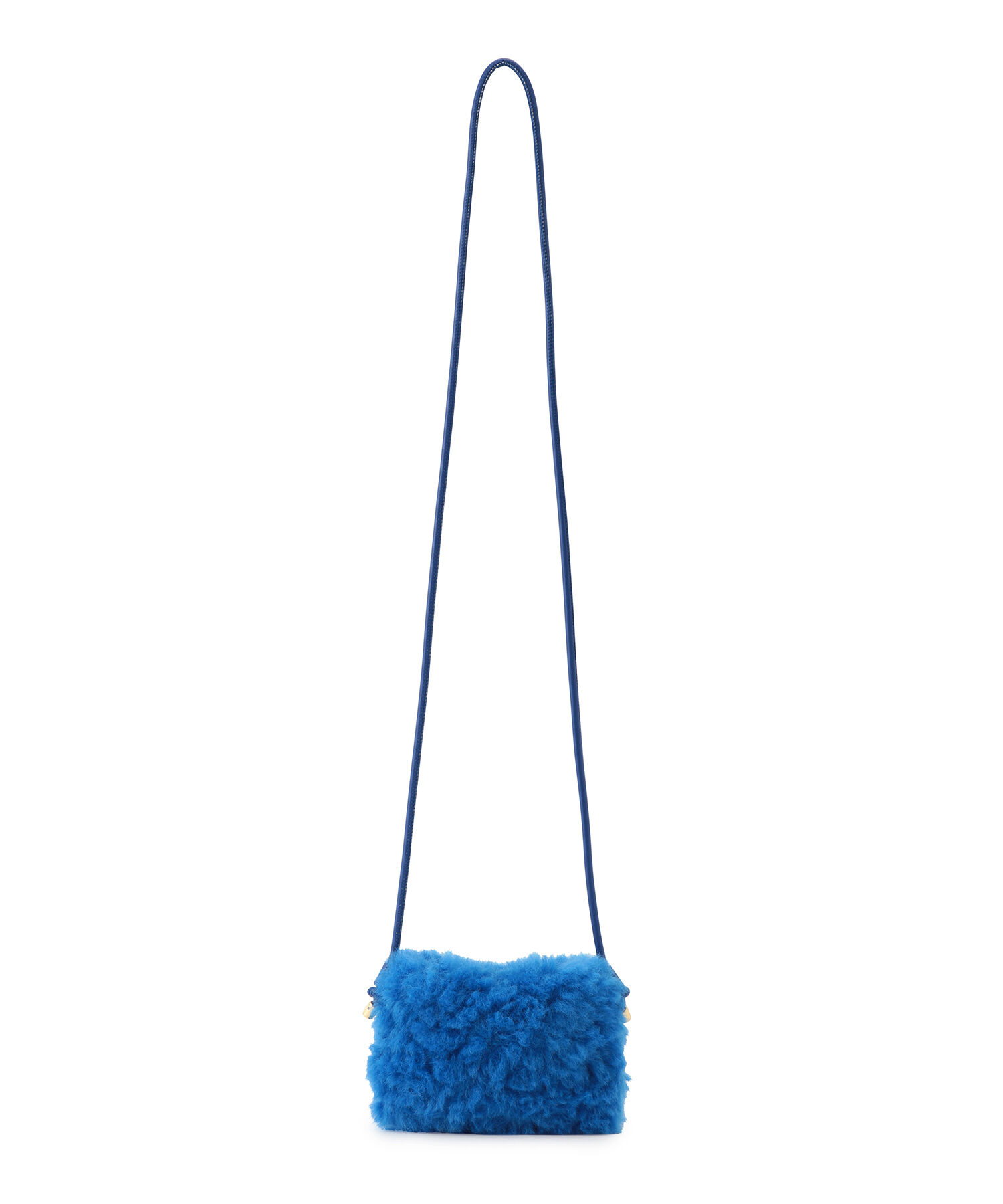 ROPE PICNIC PASSAGE「【CM着用商品】カラーフェイクファーマイクロミニショルダーバッグ」|ショルダー・メッセンジャー|ブルー(44)