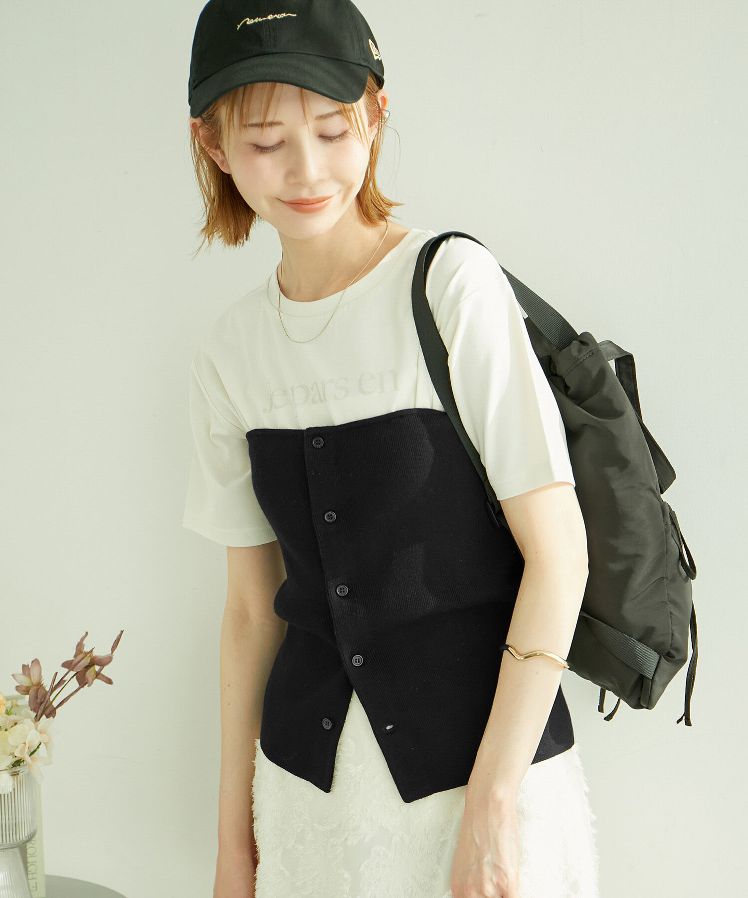 Rope&rsquo;Picnic「着丈が選べる/ニットビスチェ」|キャミソール|