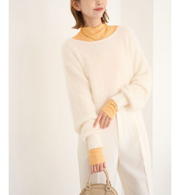 Rope&rsquo;Picnic「シアーカットプチハイネックプルオーバー」|Tシャツ・カットソー|