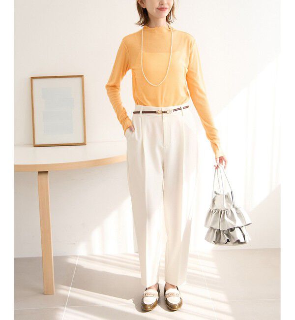 Rope&rsquo;Picnic「シアーカットプチハイネックプルオーバー」|Tシャツ・カットソー|