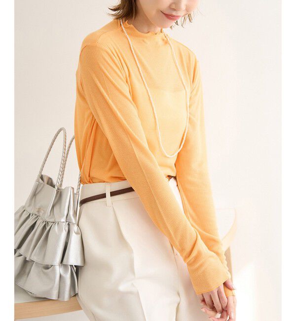 Rope&rsquo;Picnic「シアーカットプチハイネックプルオーバー」|Tシャツ・カットソー|