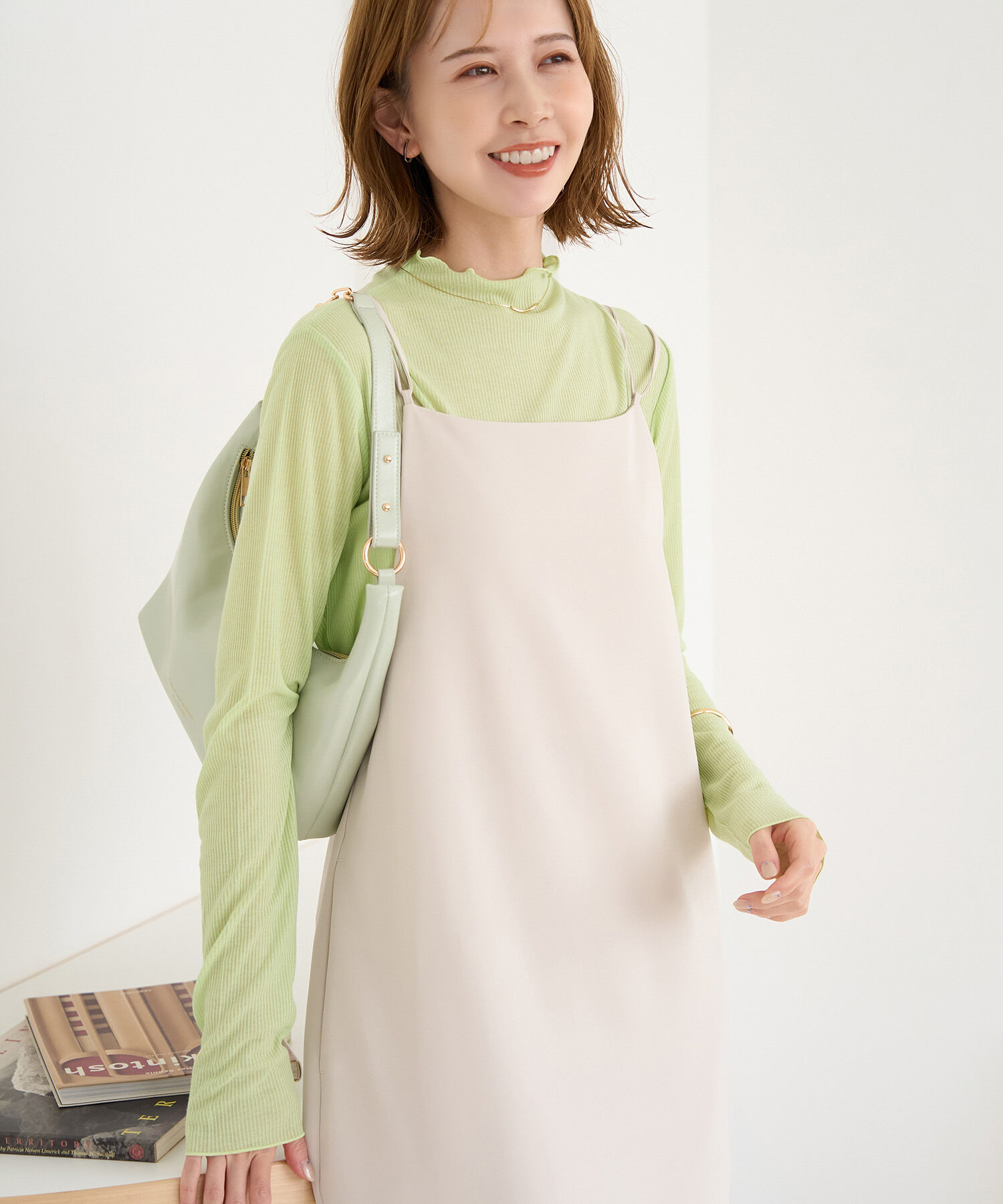 Rope&rsquo;Picnic「シアーカットプチハイネックプルオーバー」|Tシャツ・カットソー|