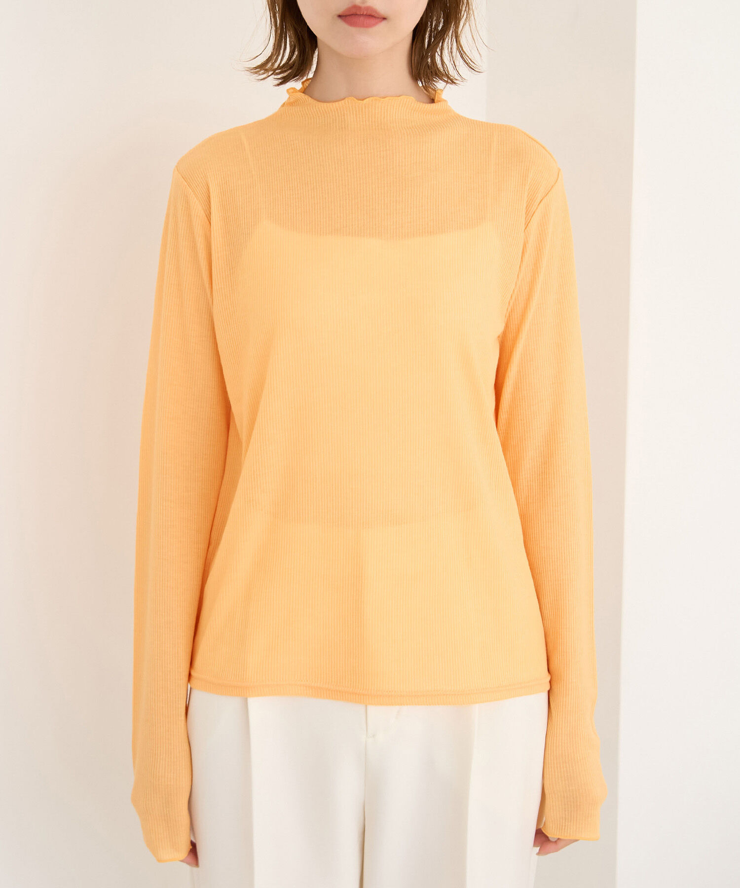 Rope&rsquo;Picnic「シアーカットプチハイネックプルオーバー」|Tシャツ・カットソー|