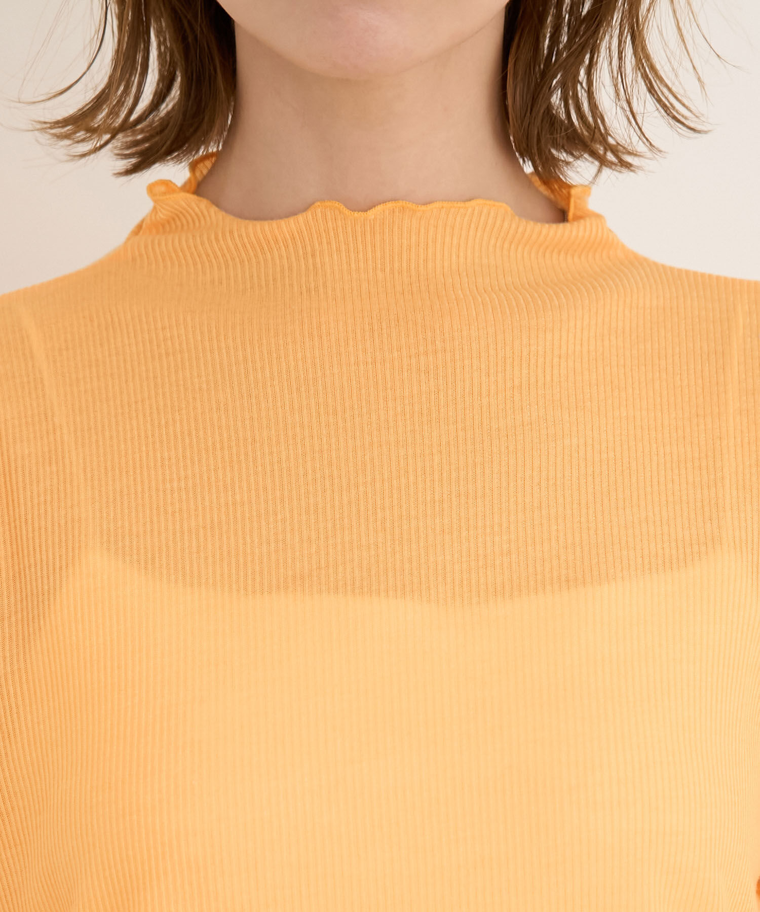 Rope&rsquo;Picnic「シアーカットプチハイネックプルオーバー」|Tシャツ・カットソー|