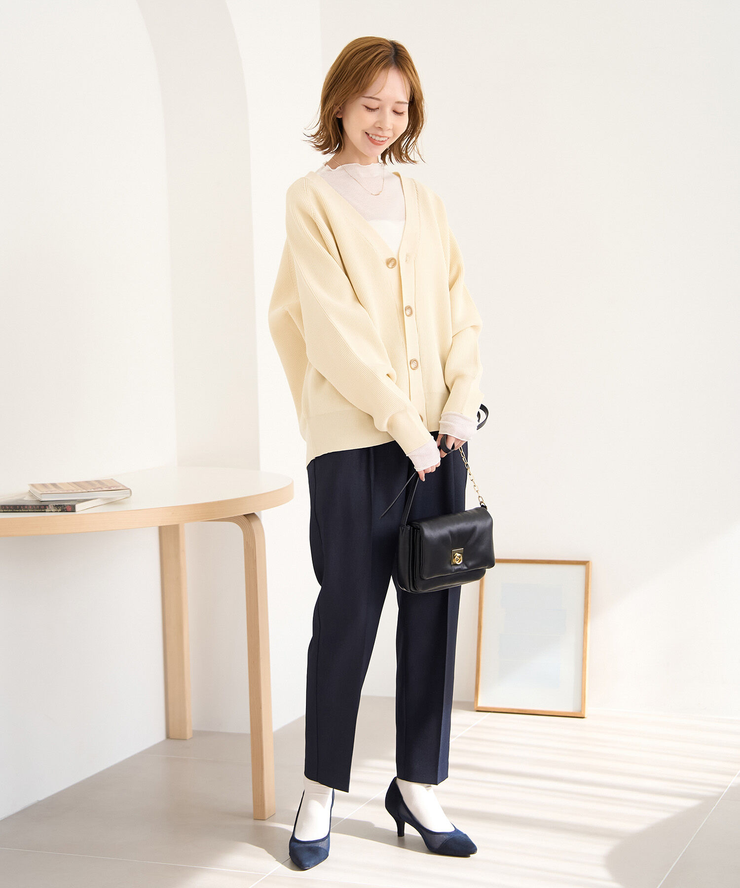 Rope&rsquo;Picnic「シアーカットプチハイネックプルオーバー」|Tシャツ・カットソー|