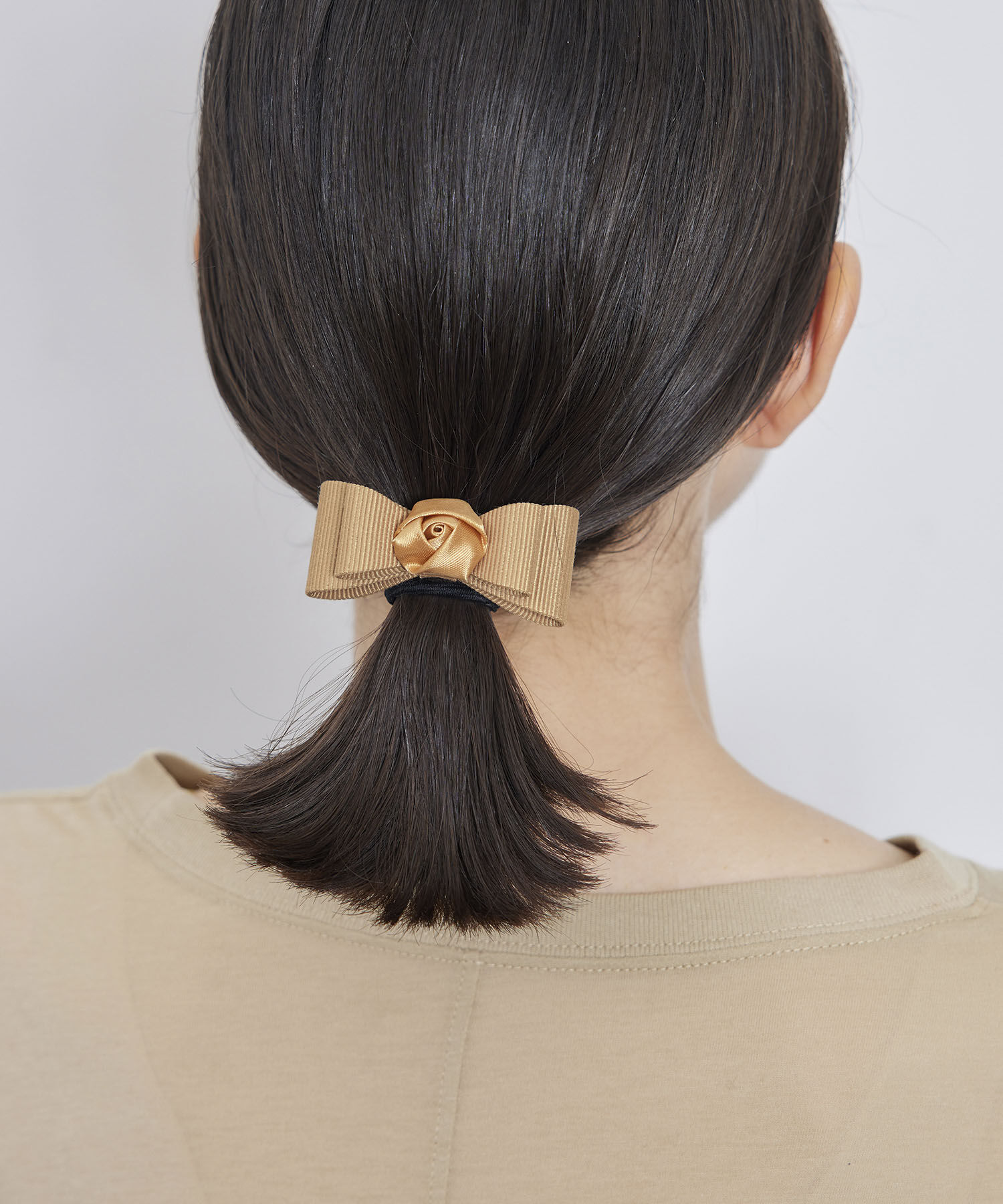 ROPE PICNIC PASSAGE「ローズリボンヘアポニー」|ヘアゴム・シュシュ|