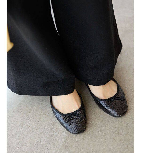 ROPE PICNIC PASSAGE「【AIRina/エアリーナ】軽くてやわらかいグリッターバレエシューズ」|バレエシューズ|クロサブ