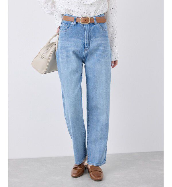 Rope&rsquo;Picnic「【ウエスト革命デニム】ウエストシェイプハイライズマムジーンズ」|デニム|