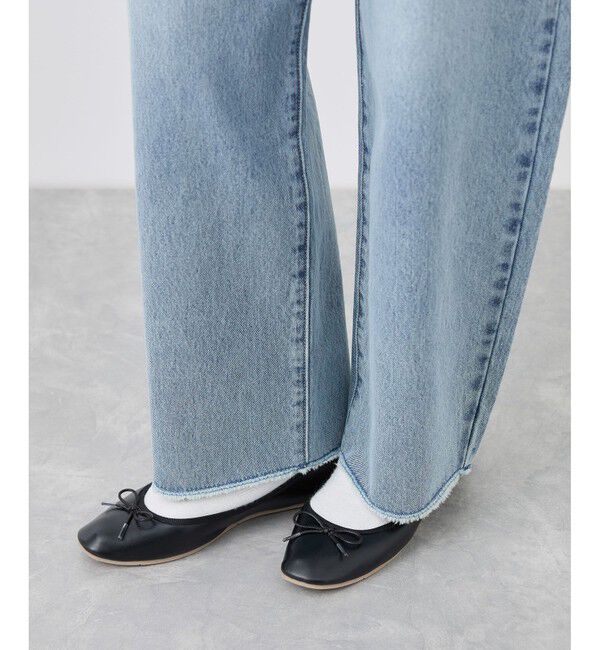 Rope&rsquo;Picnic「【emur/エミュール】カービーデニムパンツ」|デニム|