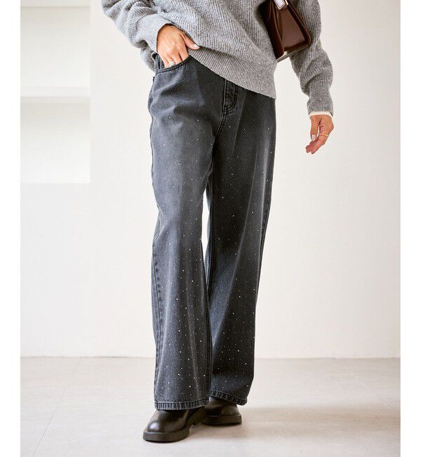 Rope&rsquo;Picnic「キラキラビジューデニム」|デニム|