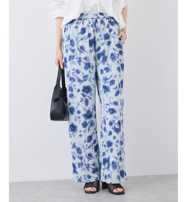 Rope&rsquo;Picnic「フローラルプリントイージーパンツ」|チノ|