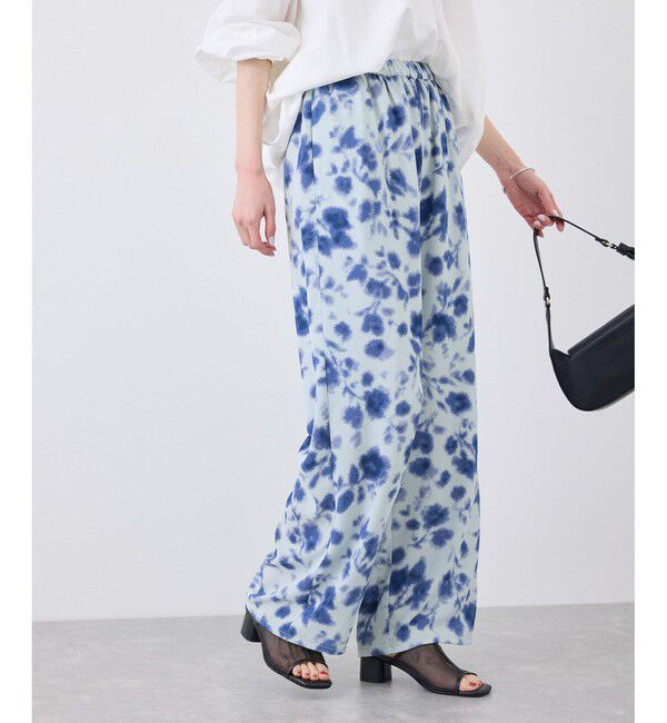 Rope&rsquo;Picnic「フローラルプリントイージーパンツ」|チノ|