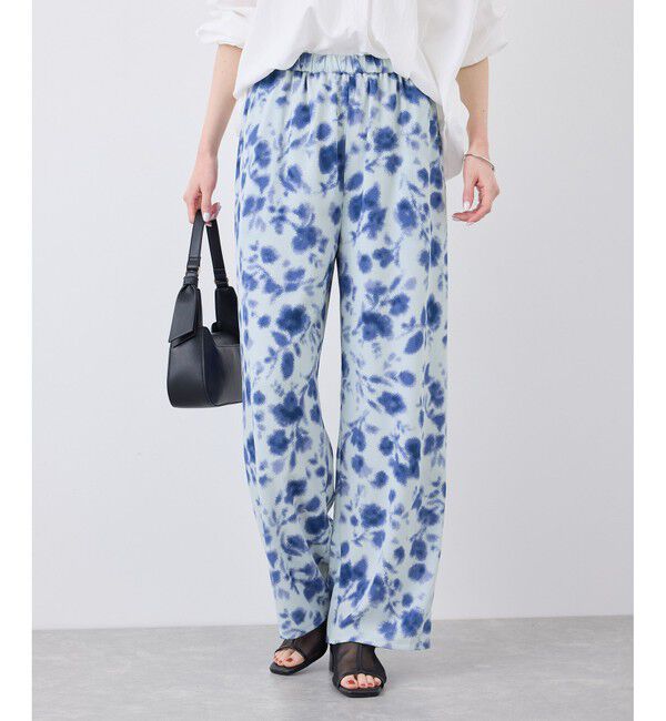 Rope&rsquo;Picnic「フローラルプリントイージーパンツ」|チノ|