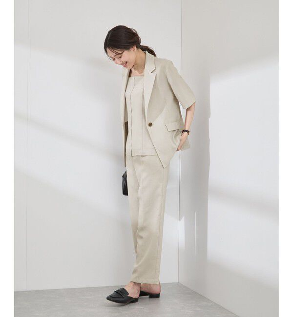 Rope&rsquo;Picnic「【吸水速乾・防シワ】エフォートレスリラックスビスチェ」|キャミソール|