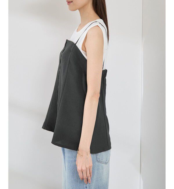 Rope&rsquo;Picnic「【吸水速乾・防シワ】エフォートレスリラックスビスチェ」|キャミソール|