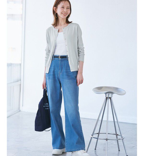 Rope&rsquo;Picnic「【UVカット・吸水速乾・遮熱】Comfort Seriesコンフォートシリーズ/カーディガン」|カーディガン|