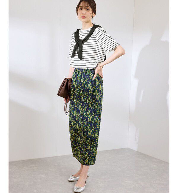 Rope&rsquo;Picnic「【UVカット・接触冷感】70シルケットパフスリーブトップス」|Tシャツ・カットソー|