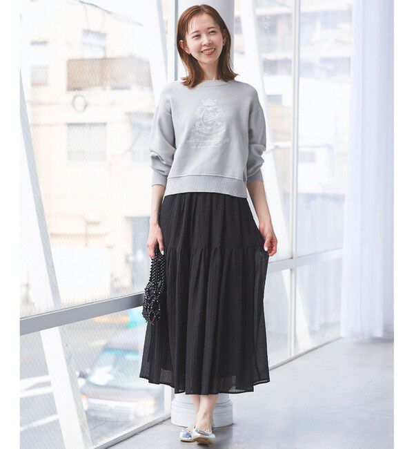 Rope&rsquo;Picnic「シアーティアードスカート」|スカート|