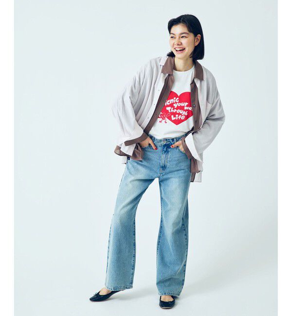Rope&rsquo;Picnic「【Chocomoo&times;ROPE' PICNIC】【接触冷感】アソートTシャツ」|Tシャツ・カットソー|