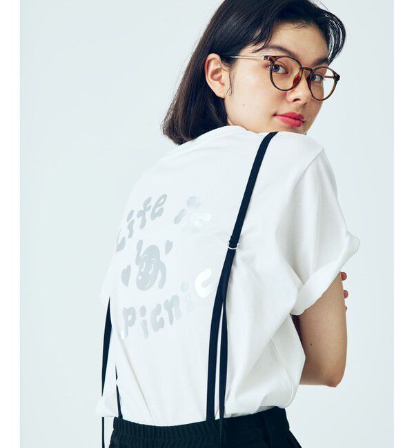 Rope&rsquo;Picnic「【Chocomoo&times;ROPE' PICNIC】【接触冷感】アソートTシャツ」|Tシャツ・カットソー|ホワイト系(11)