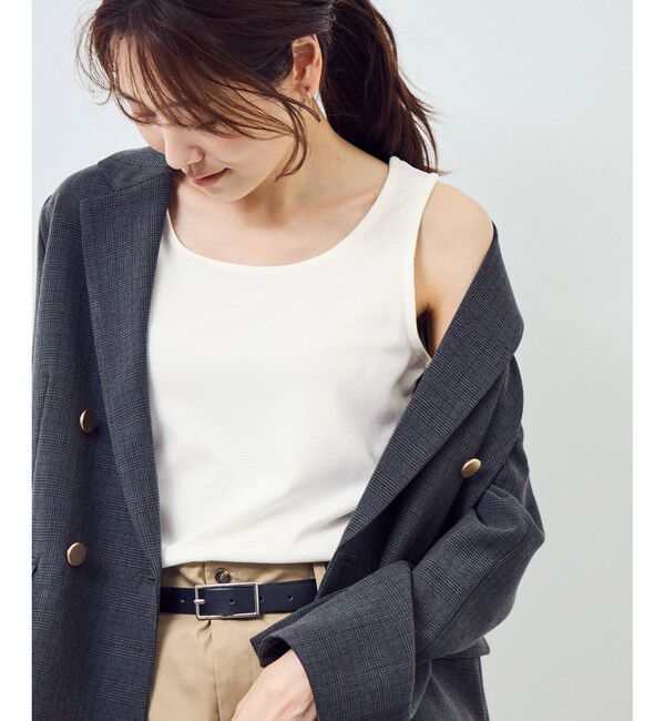 Rope&rsquo;Picnic「ベーシックリブタンクトップ」|タンクトップ|