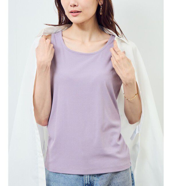 Rope&rsquo;Picnic「ベーシックリブタンクトップ」|タンクトップ|