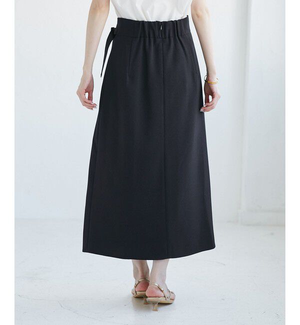 Rope&rsquo;Picnic「レディハンサムシリーズ ウールライクタックキルトスカート/セットアップ対応」|スカート|