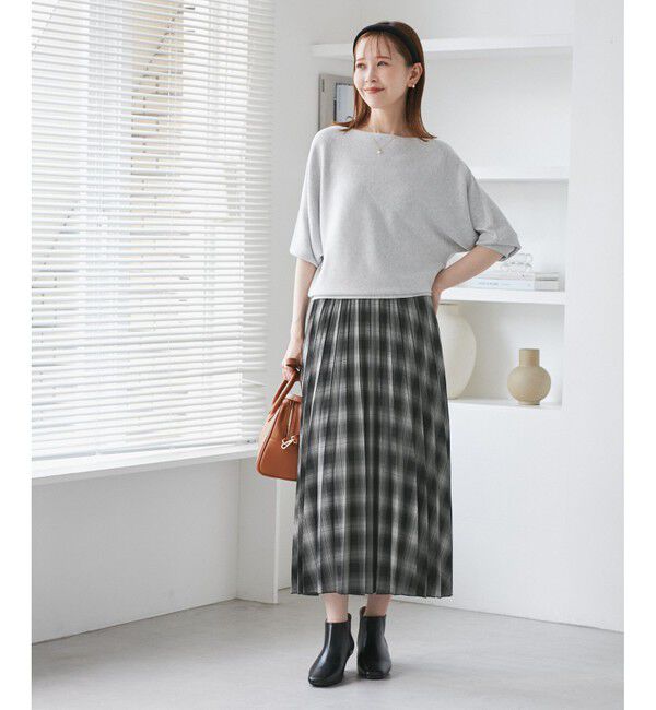 Rope&rsquo;Picnic「チェック柄プリーツスカート」|スカート|