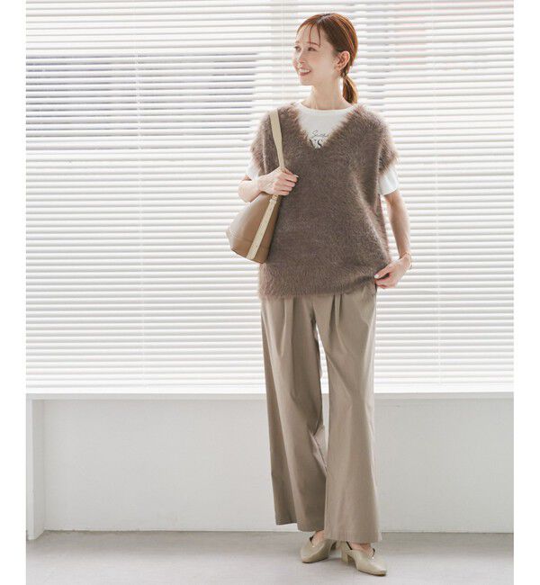 Rope&rsquo;Picnic「シャギーニットベスト」|ベスト・ジレ|