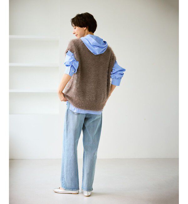 Rope&rsquo;Picnic「シャギーニットベスト」|ベスト・ジレ|