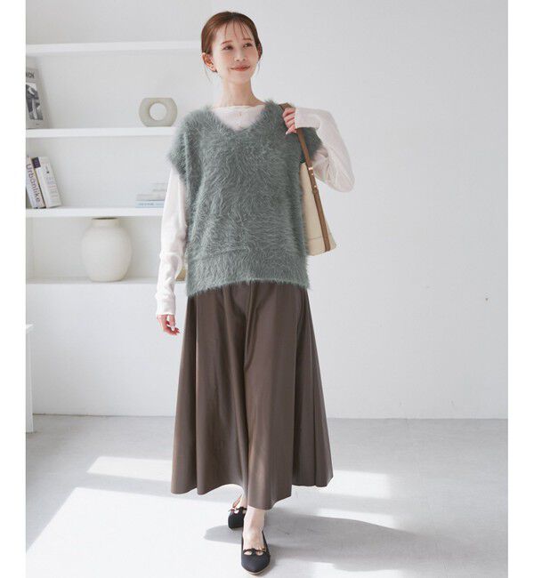 Rope&rsquo;Picnic「シャギーニットベスト」|ベスト・ジレ|